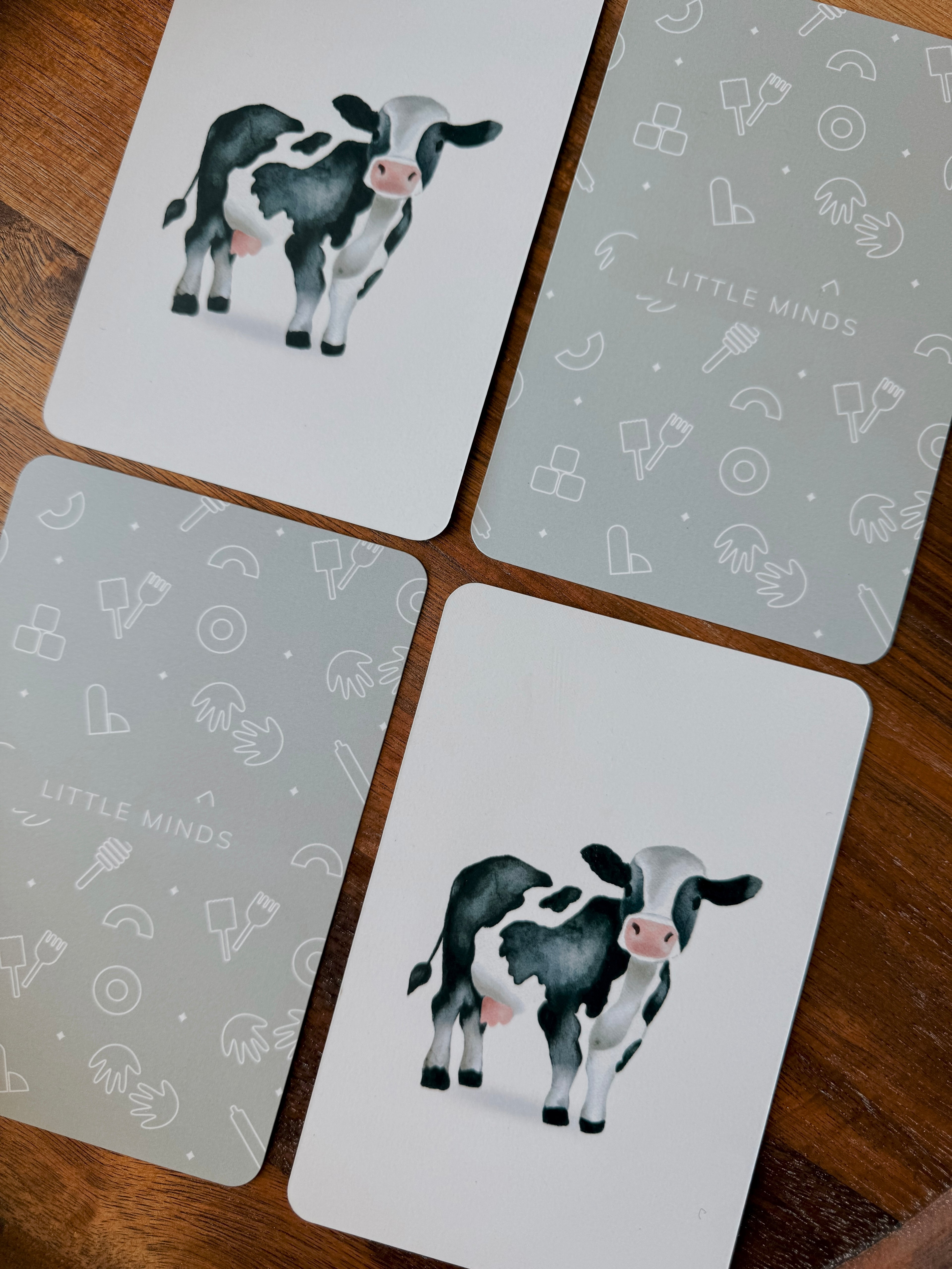 Farm Animal Memory Card Set