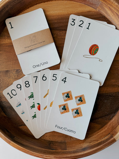 Bilingual Number Cards Set
