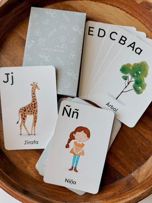 Alphabet Flashcards – English or Spanish