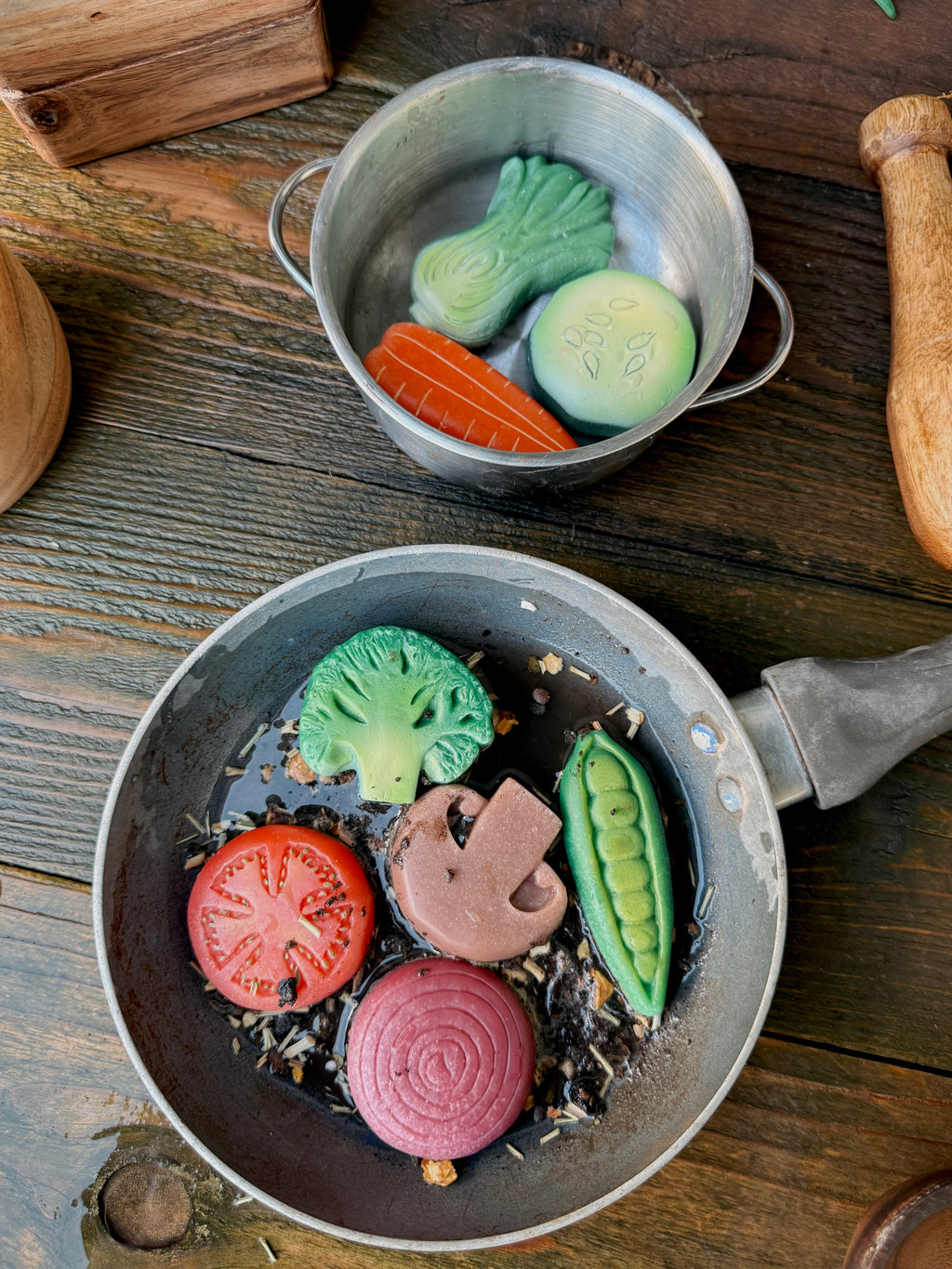 Vegetable Sensory Stones