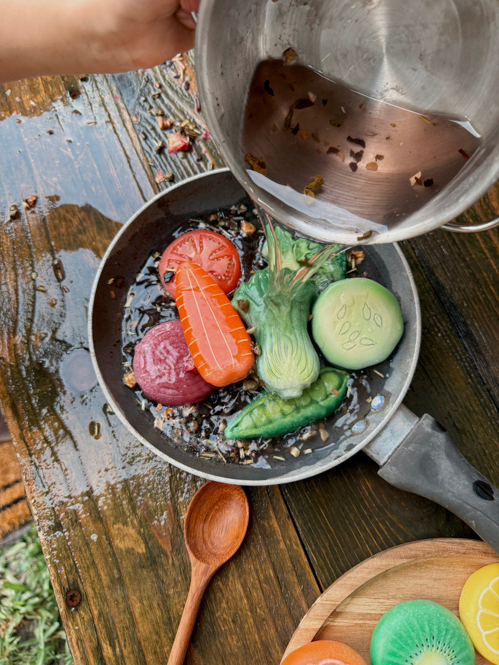 Vegetable Sensory Stones