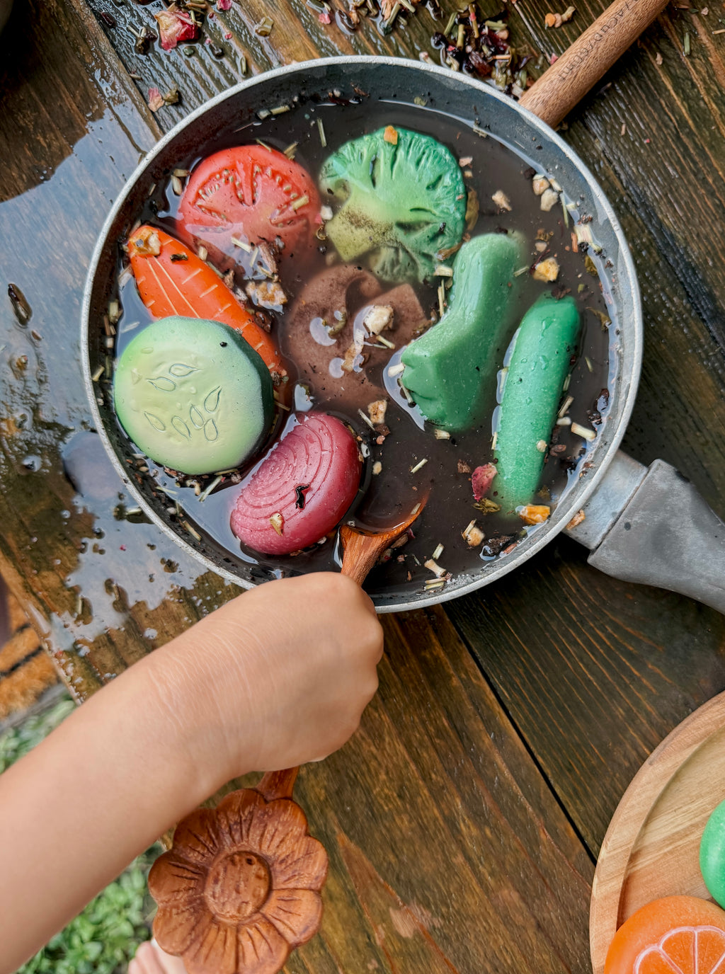 Vegetable Sensory Stones