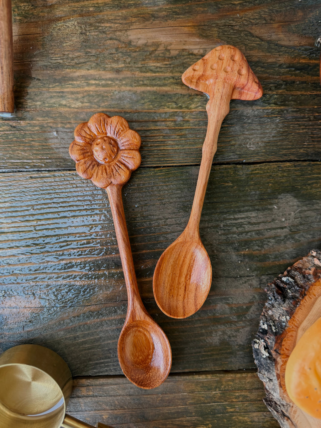 Mushroom Wooden Spoon